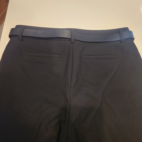 Chic Wide Leg Work Pants – Ricki’s Black Dress Pants w/ Belt | Size 14 - Picture 5 of 12